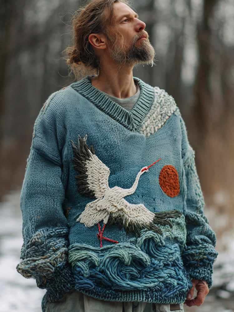 Maglione dal design curato