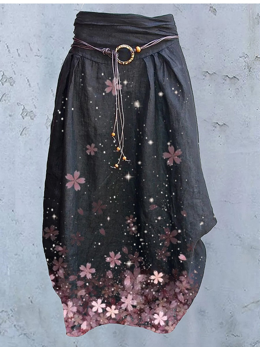 Women's Butterfly Art Design Casual Casual Skirt