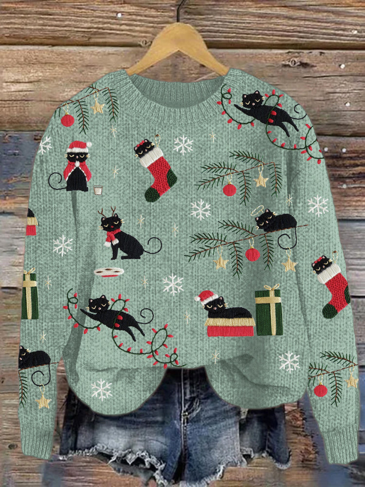 Maglione dal design curato