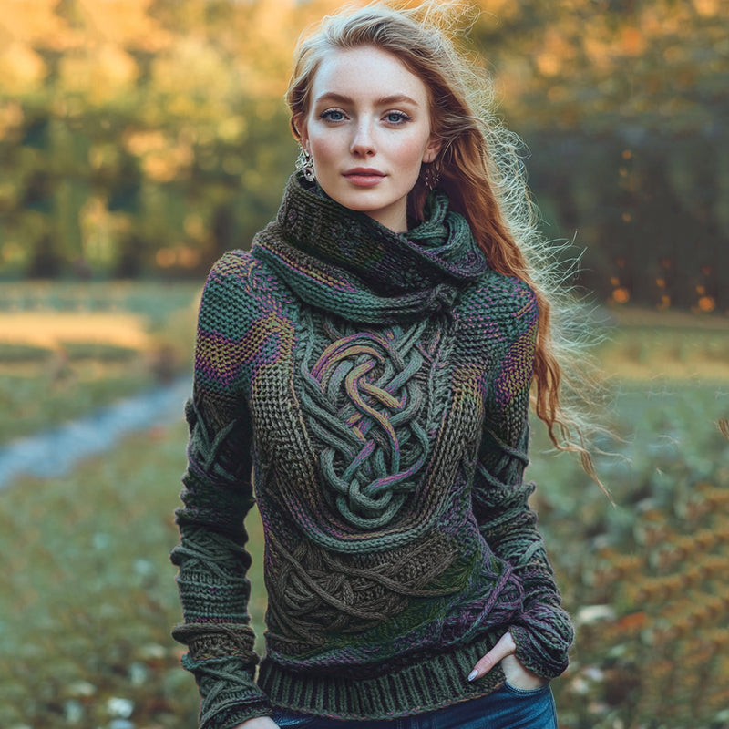 Maglione dal design curato