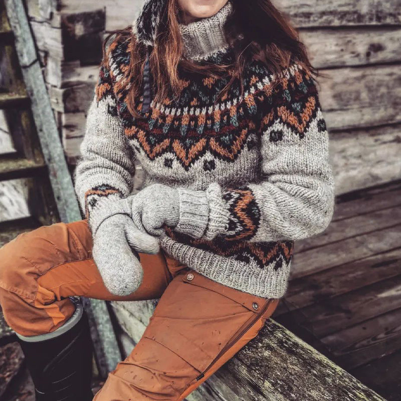 Maglione dal design curato