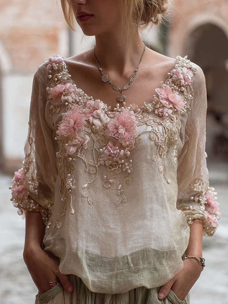 Top ispirato al vintage