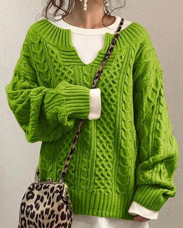 Maglione dal design curato