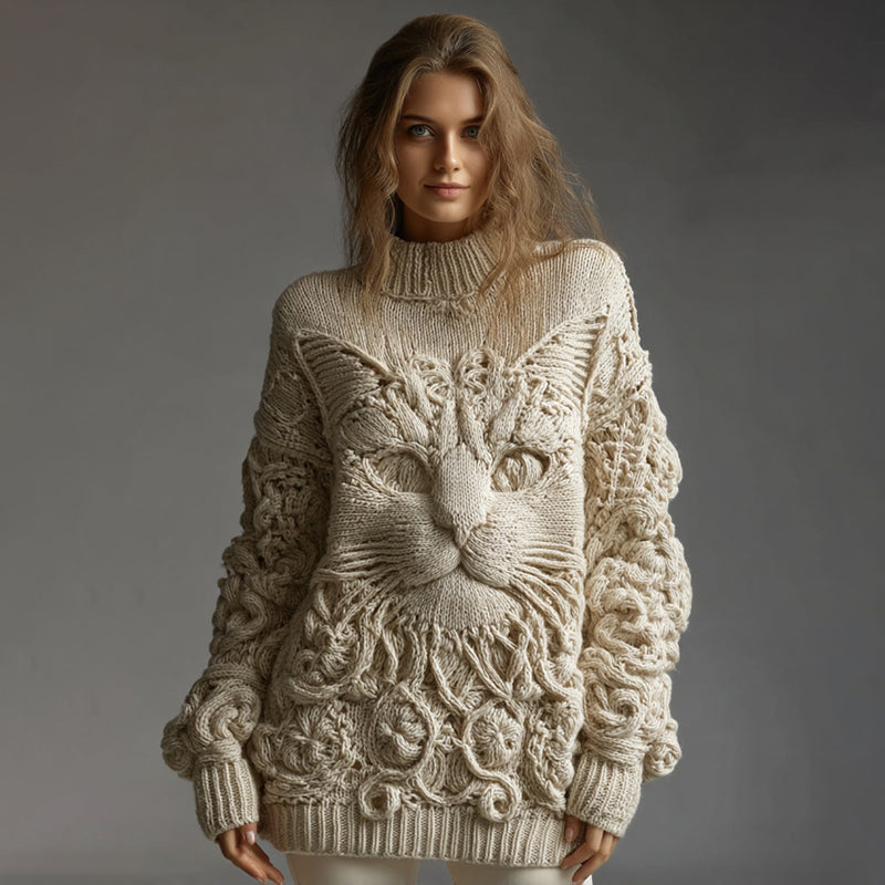 Maglione dal design curato