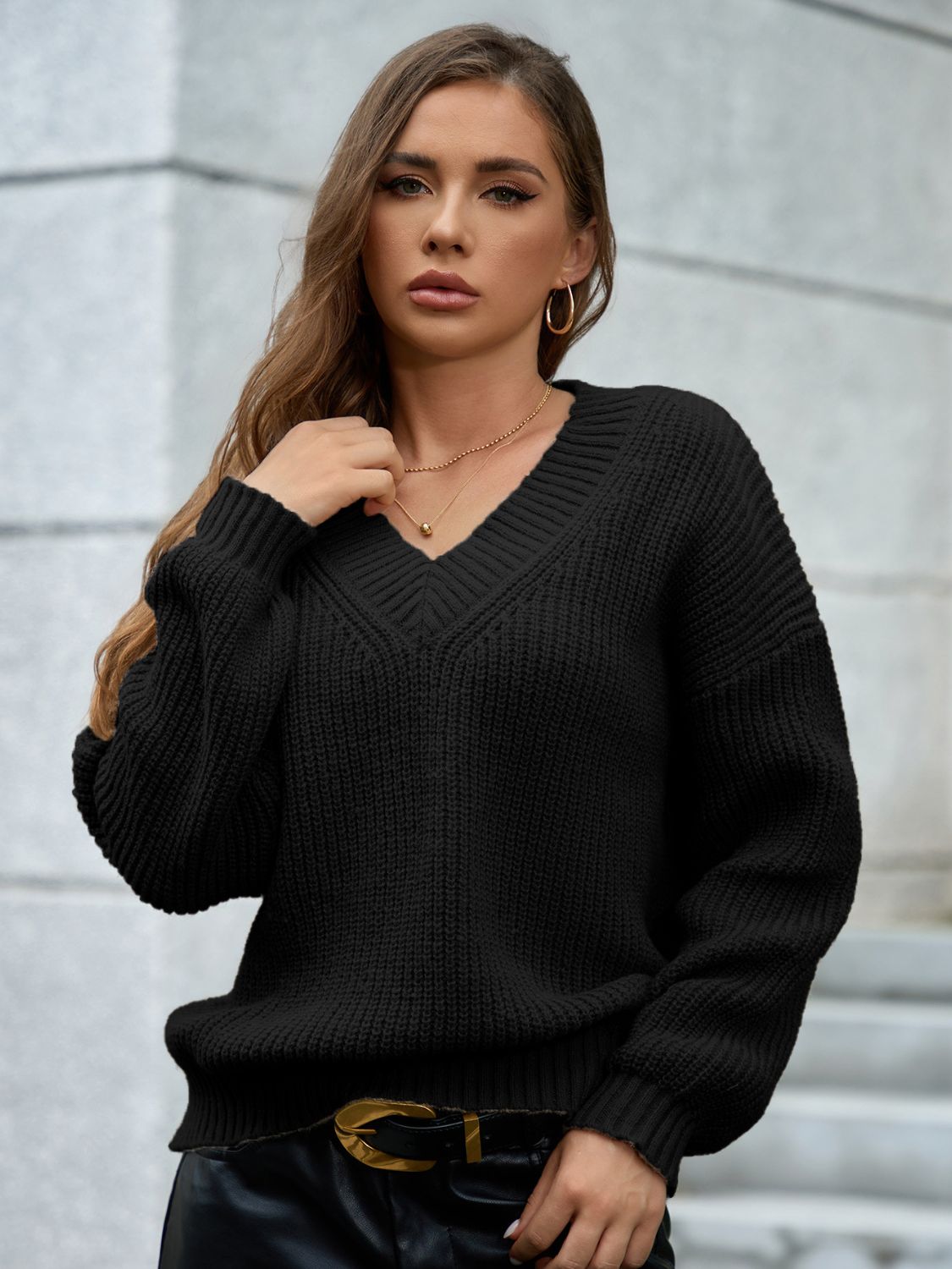 Maglione dal design classico