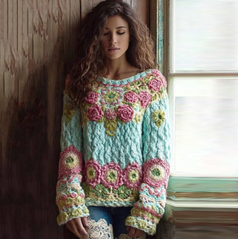 Maglione dal design curato