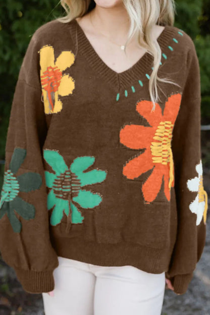 Maglione dal design curato