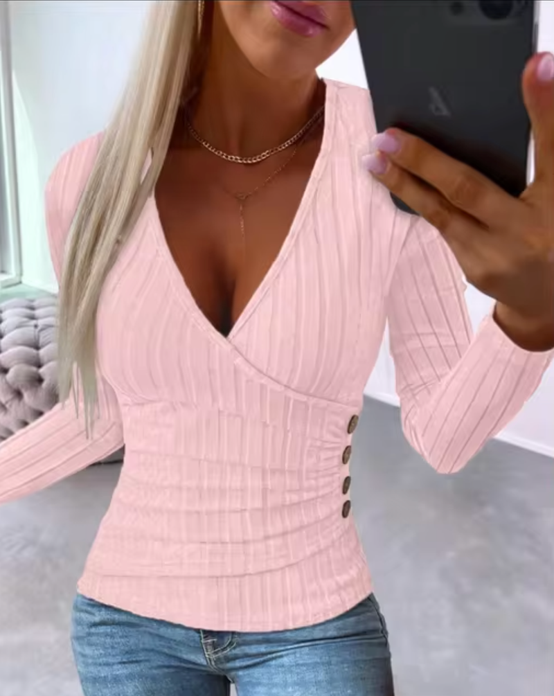 Maglione dal design curato