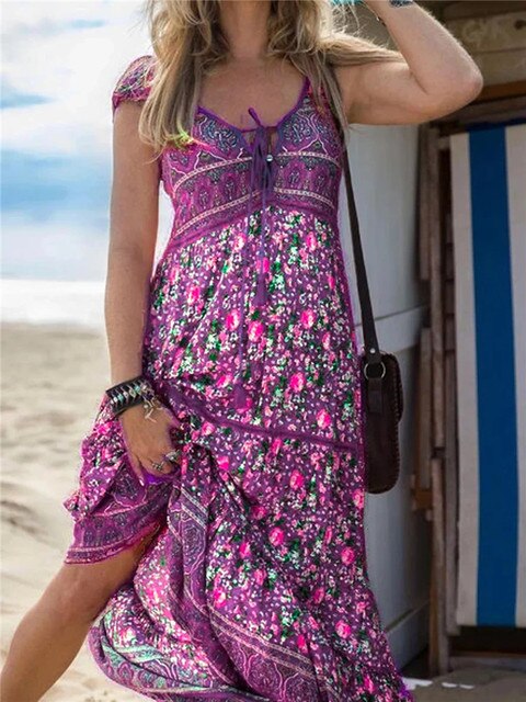 ER | Maxi abito boho