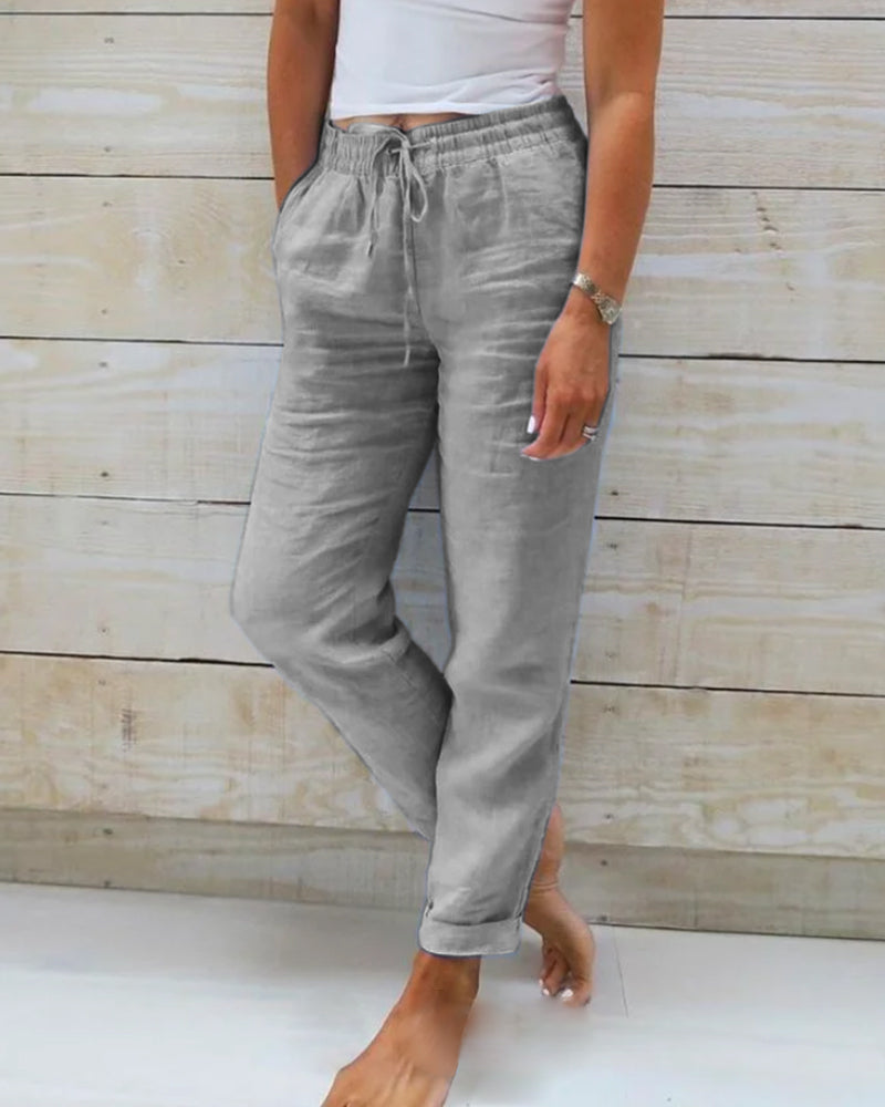 ER | Pantaloni classici con coulisse
