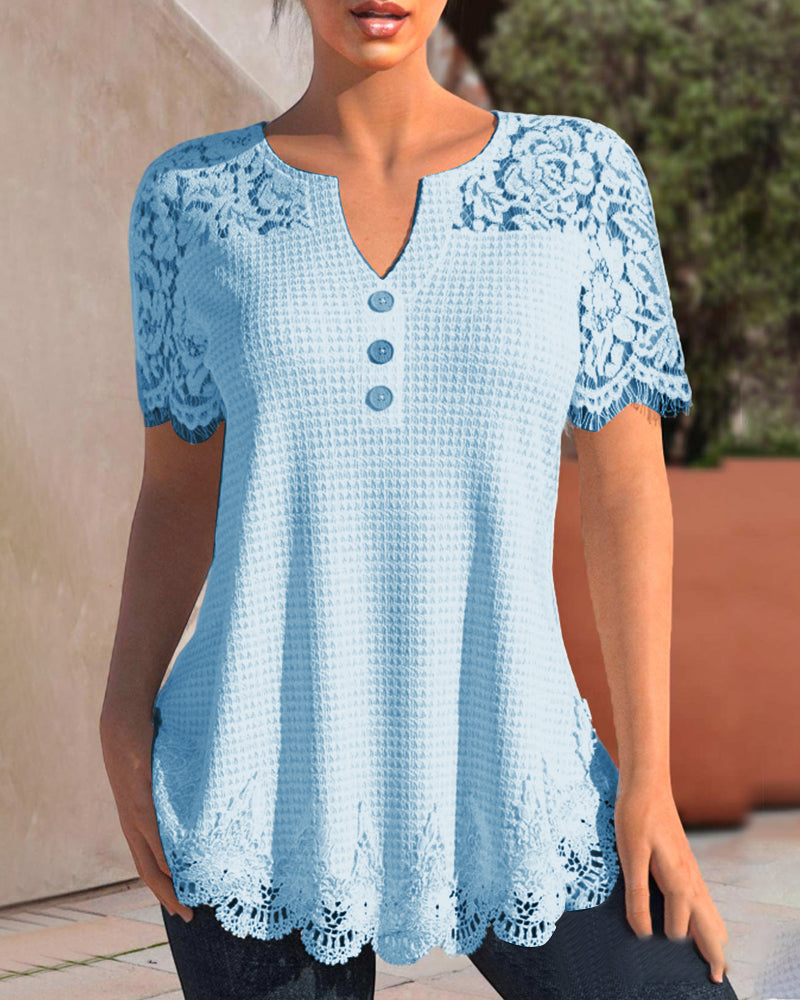 ER | Camicetta in pizzo strutturata