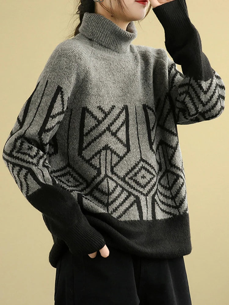 LP | MW - Maglia con collo a dolcevita