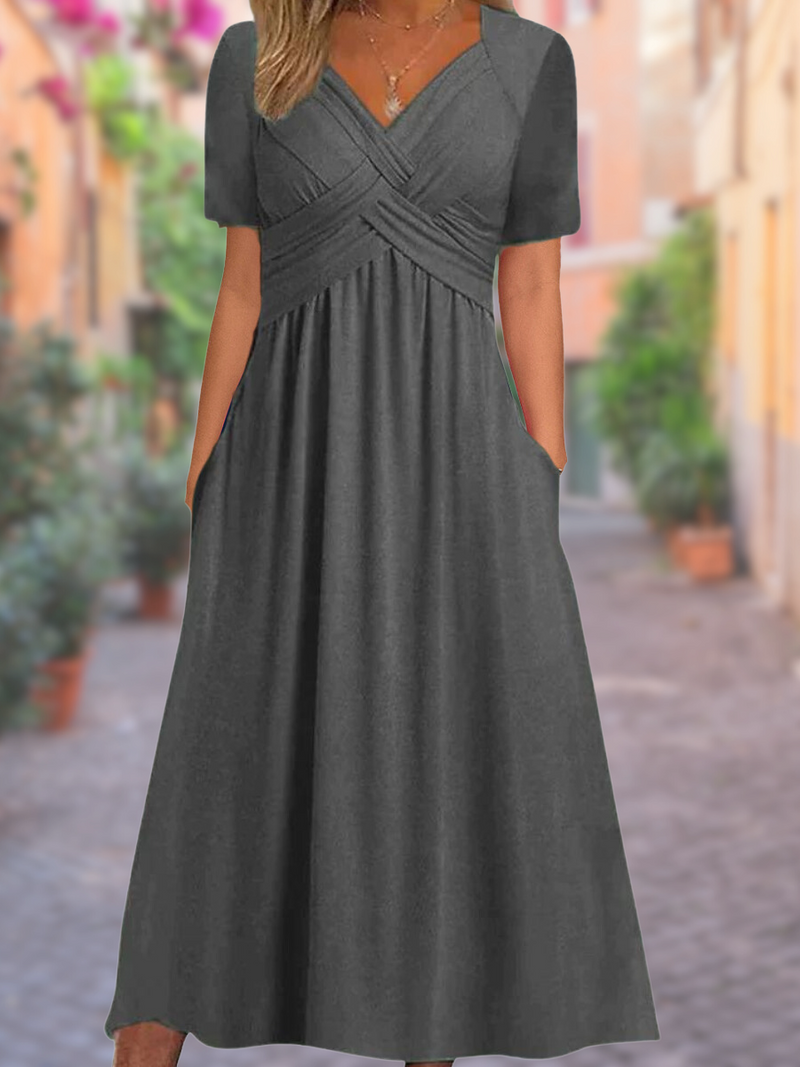 ER | Maxi abito con scollo a V