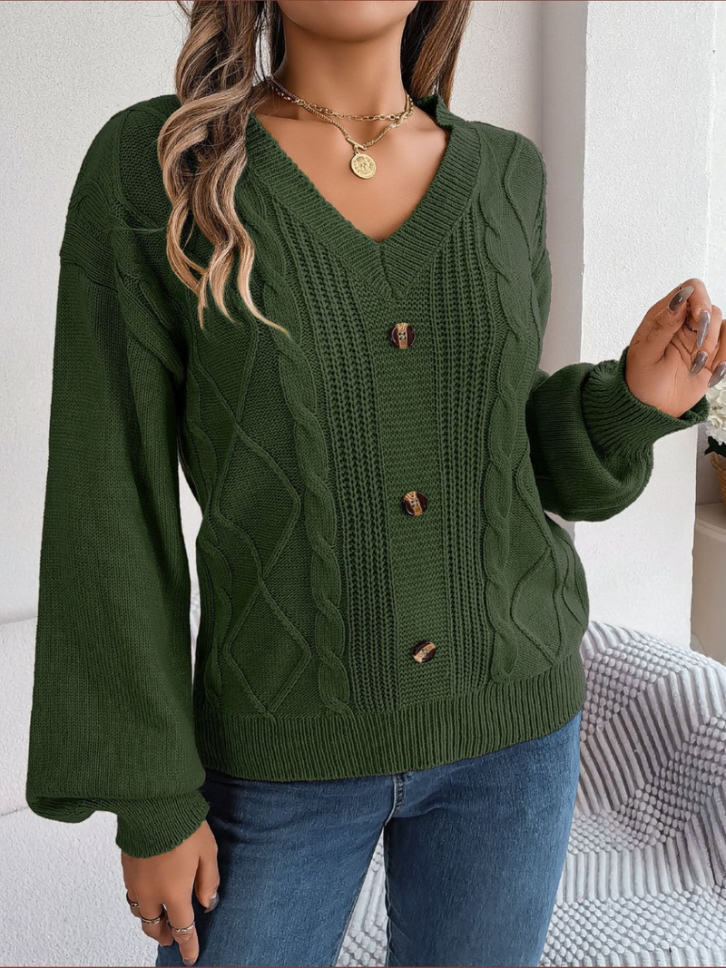 Maglione dal design curato