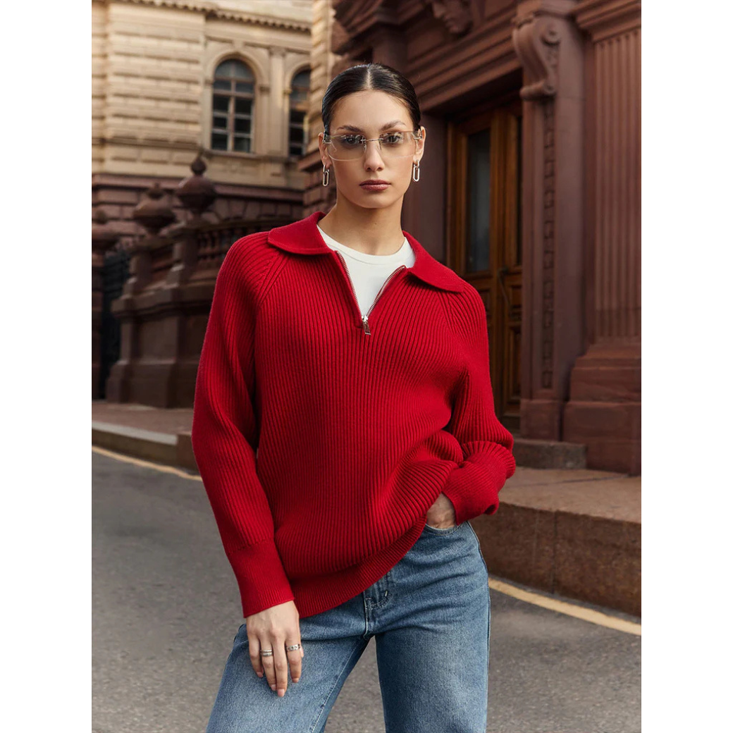 Maglione dal design curato