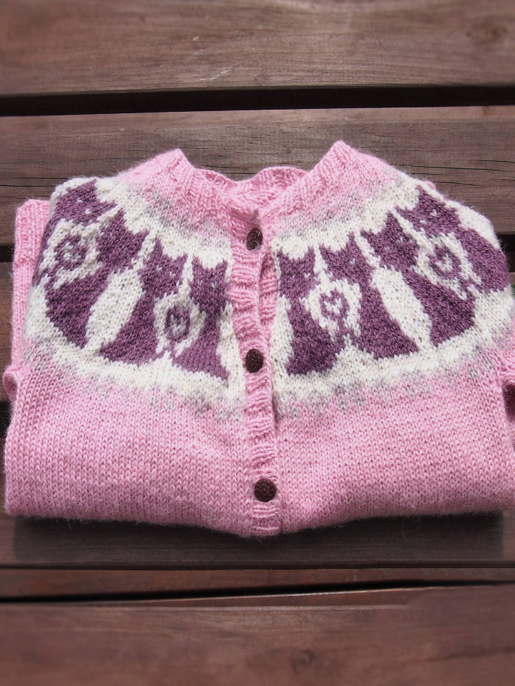 Cardigan in stile vintage senza tempo