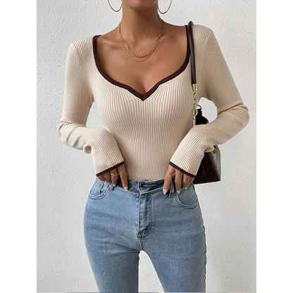 Maglione dal design curato