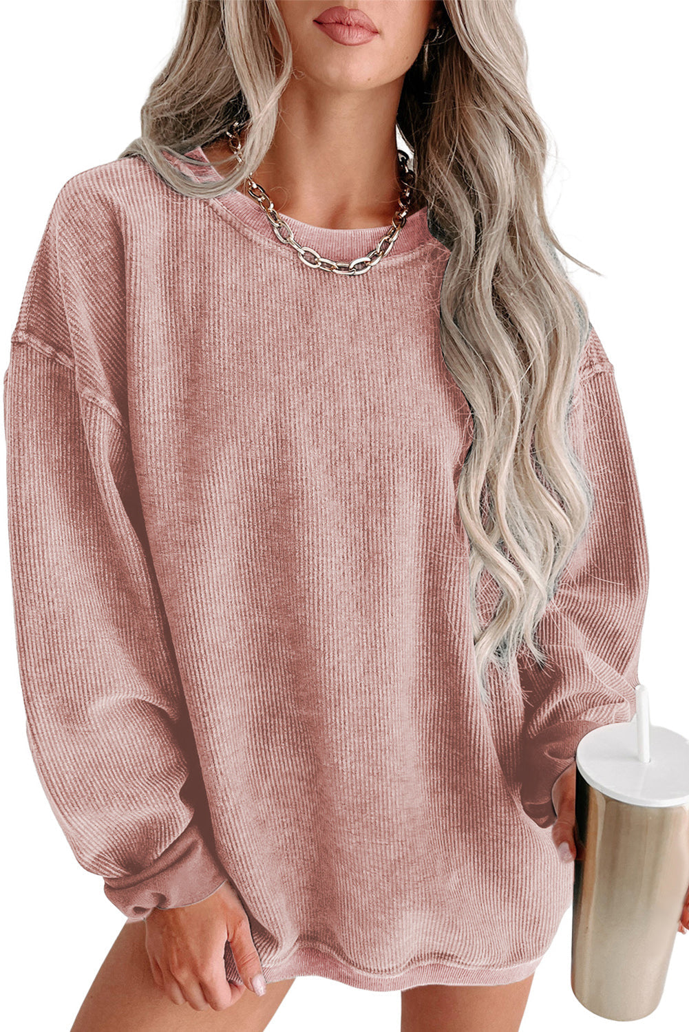 Maglione dal design curato