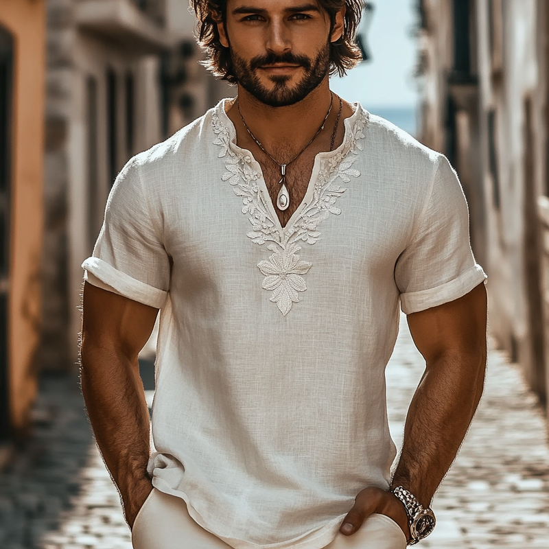 Camicia dal design curato