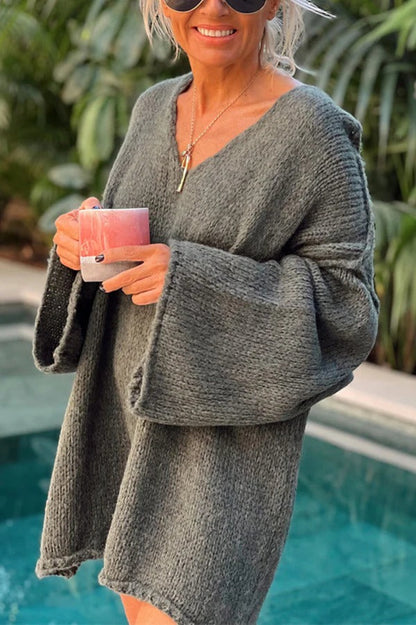 Maglione dal design curato