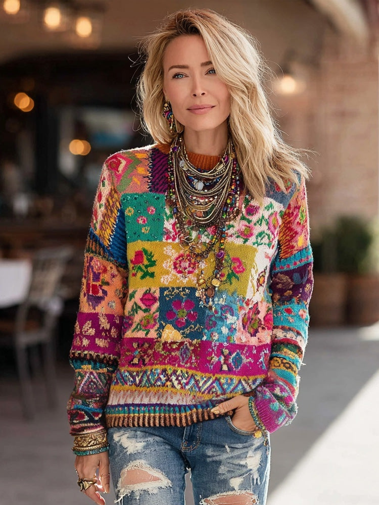 Maglione dal design curato