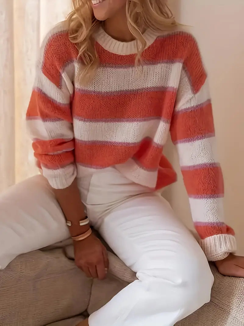 Elisa® | Striped knit sweater