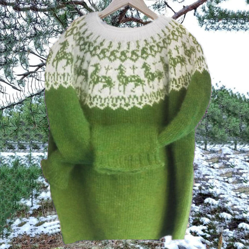 Maglione in stile vintage senza tempo