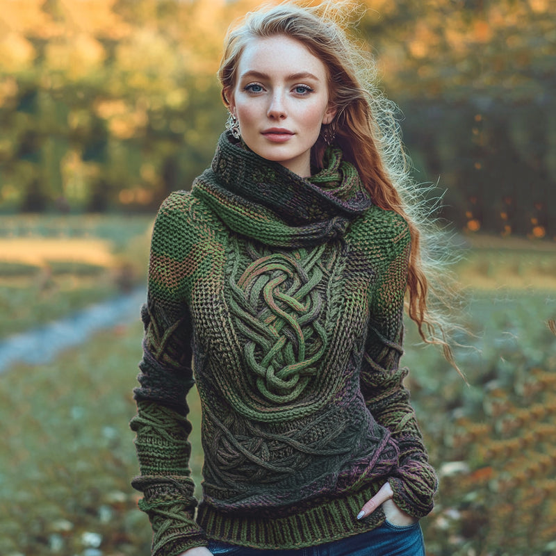 Maglione dal design curato