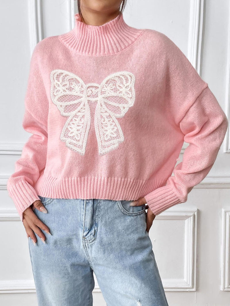 Maglione dal design curato