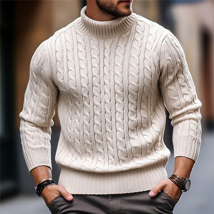 Maglione dal design curato