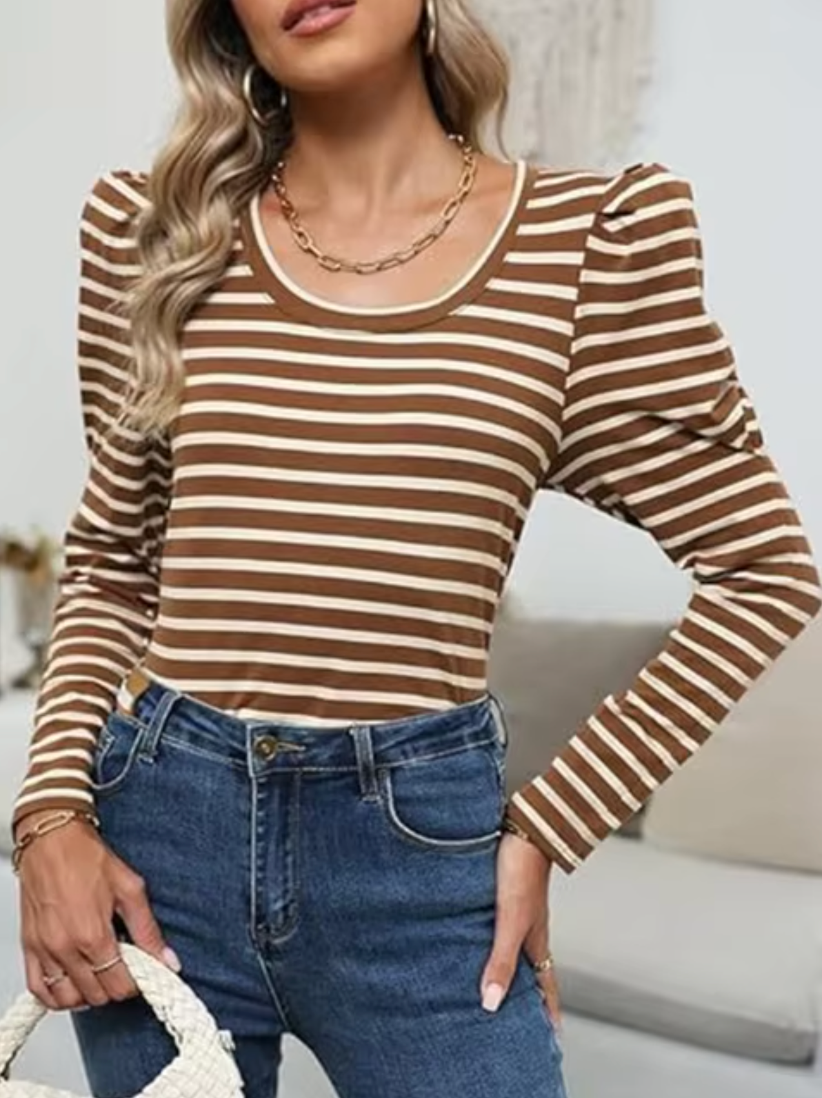 Maglione dal design curato