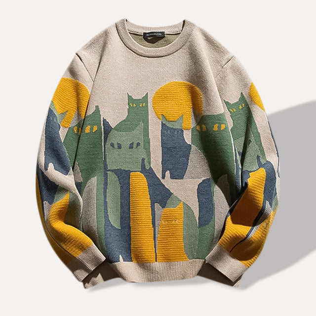 Maglione dal design curato