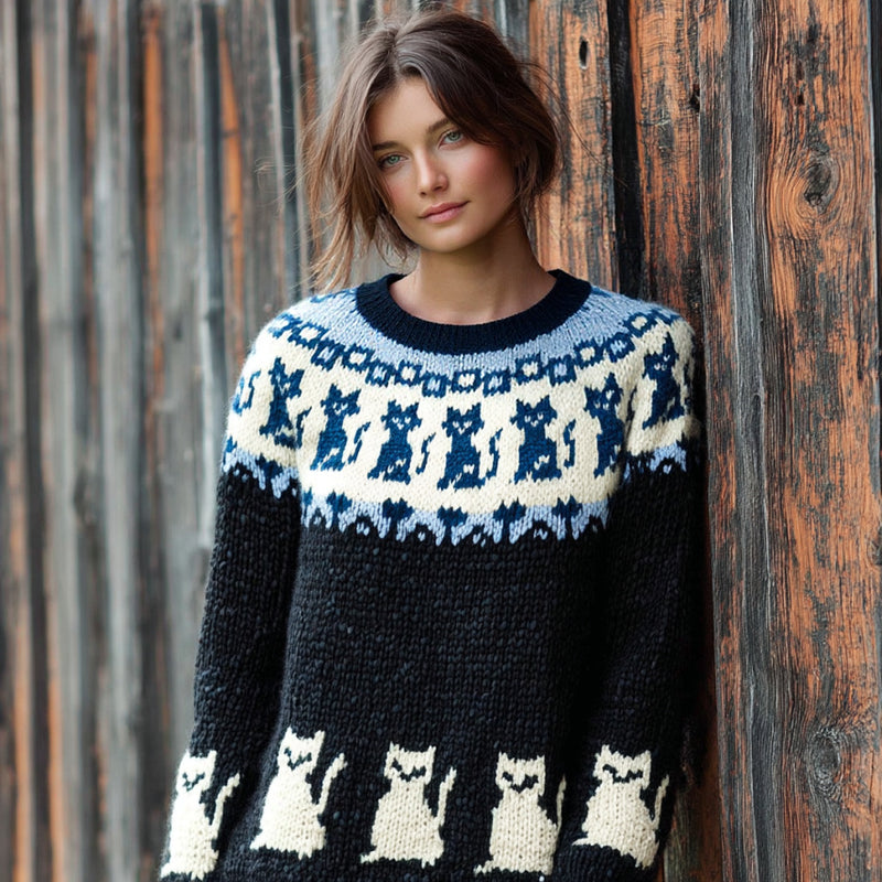 Maglione ispirato al vintage