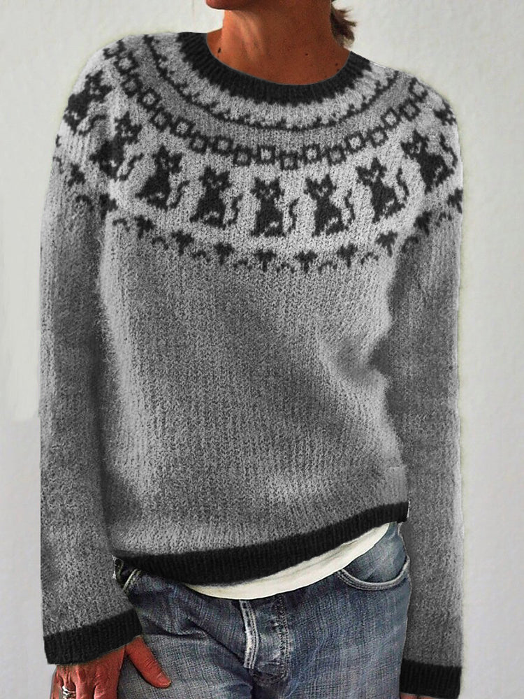Maglione dal design curato