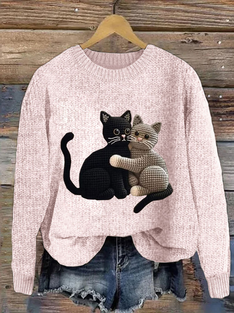 Maglione dal design curato