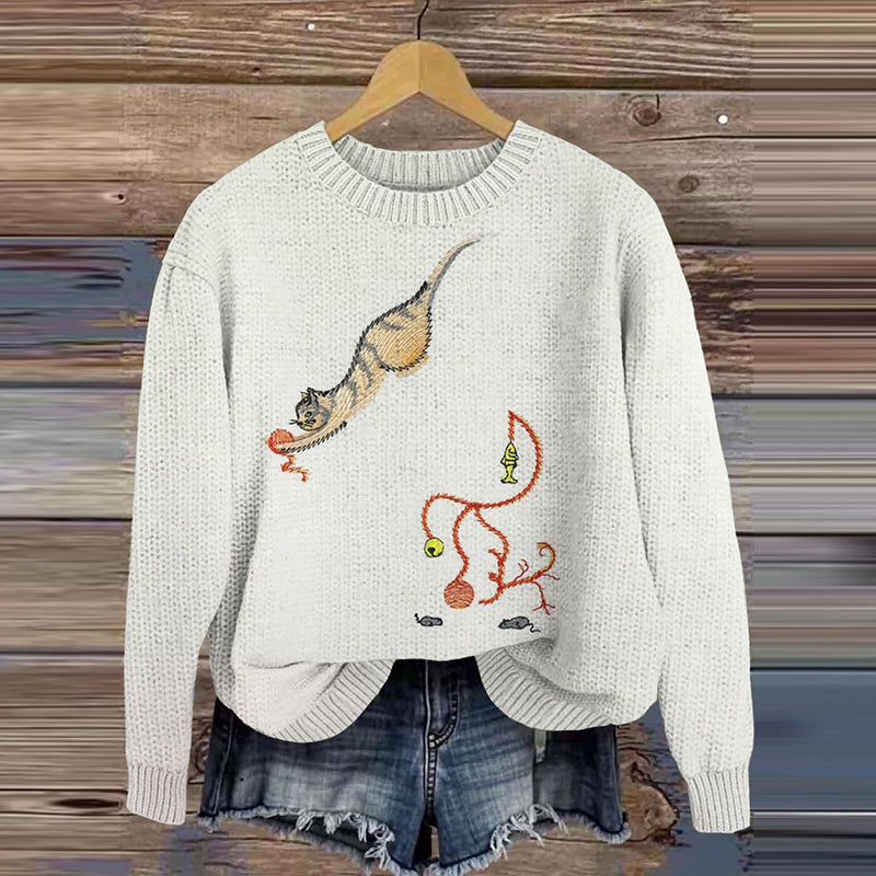 Maglione in stile vintage senza tempo