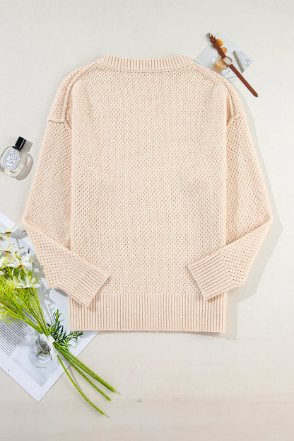 Maglione dal design curato