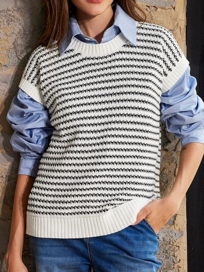 Maglione dal design curato