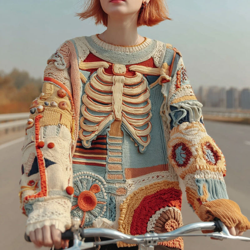 Maglione dal design curato
