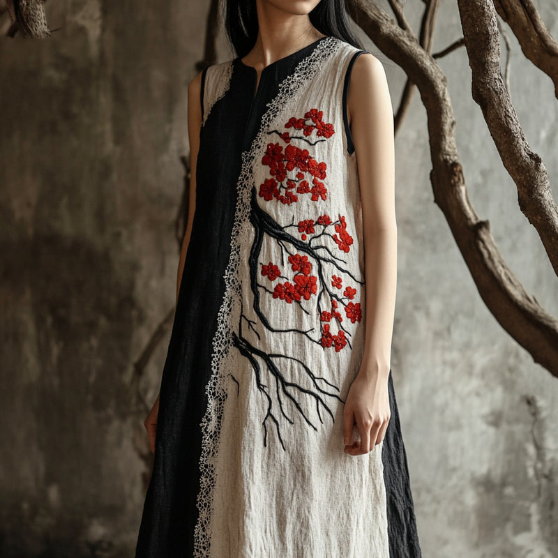Vestito dal design curato