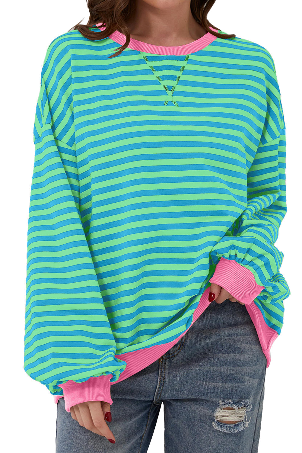 Maglione dal design curato