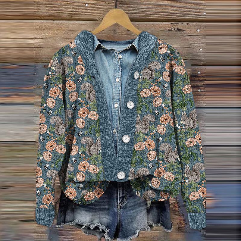Cardigan dal design curato