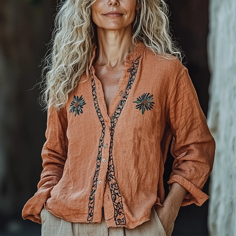 Camicia in stile vintage senza tempo