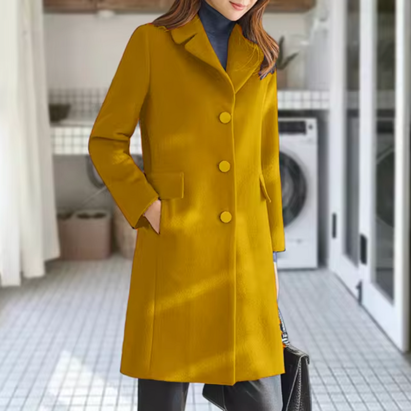 LP | Cappotto in lana con tasca frontale