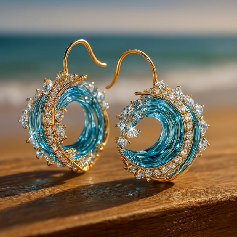 Orecchino vintage fatto a mano