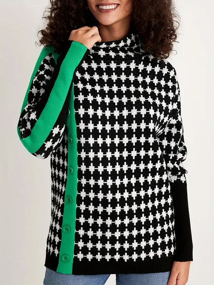 LP | Maglia a collo alto con motivo all-over