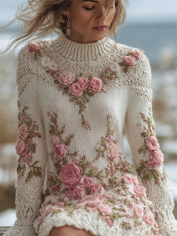 Maglione dal design curato