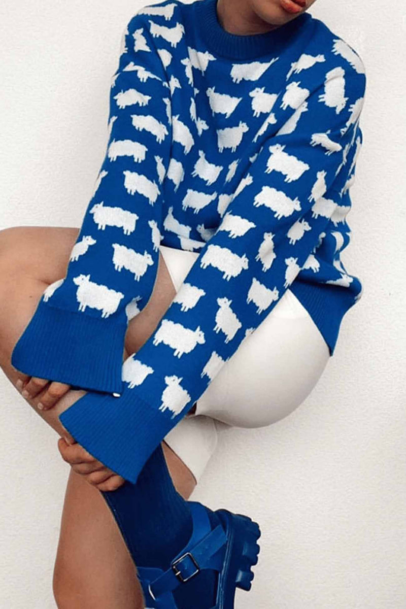 Maglione dal design curato