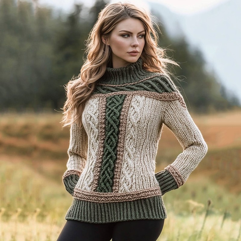 Maglione in stile vintage senza tempo