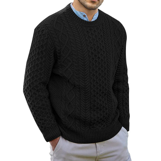 Men's Turtleneck Casual Pullover Sweater elevenforest